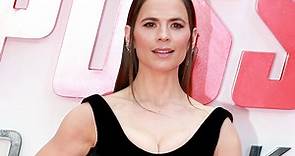Hayley Atwell turns heads in voluminous black dress at Mission Impossible premiere