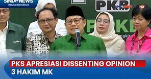 Muhaimin Iskandar: PKS Apresiasi Dissenting Opinion 3 Hakim MK - Sindo Prime 23/04