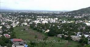 Panoramic view of Satara City, Maharashtra