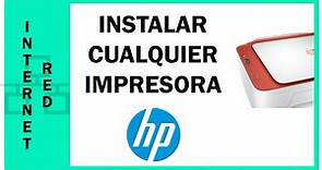🩸 Instalar 🖨️ impresoras HP cualquier modelo con WIFI sin CD 2021 🩸