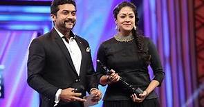 Suriya Jyothika in Filmfare 2016 - Best Actress award to Jyothika...