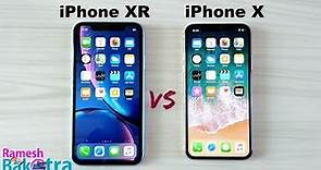 Apple iPhone XR vs iPhone X SpeedTest and Camera Comparison