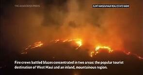 Hawaii wildfires burn homes and force evacuations