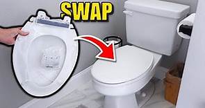 how to replace toilet seat cover