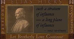 Elias Hicks: Let Brotherly Love Continue [1824]