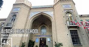 Alborz High School Walking Tour 4K | Tehran, Iran _ February 2024