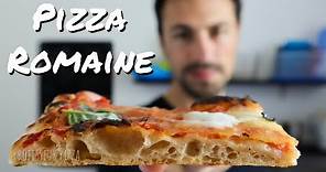 🍕APPRENDS la PIZZA ROMAINE (épaisse et légère) | Recette pour débuter | Professeur Pizza