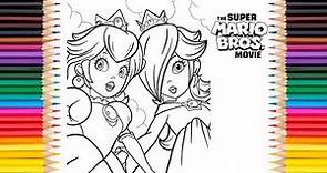 Coloring Princess Peach and Rosalina | Coloring Peaches and Rosalina | How to Color Mario Princesses