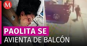 VIDEO: Paolita Suárez se avienta del balcón, esto se sabe del caso al momento