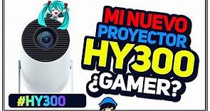 🎦Mi nuevo PROYECTOR HY300 Mini 🎲¿GAMER?🎲🎲