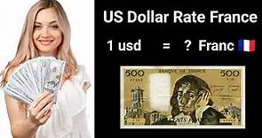 Dollar to France French Franc | France Currency to us Dollar | French Franc | France Currency