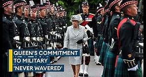 Queen 'understood the burdens and glory of a life in uniform' - military chief