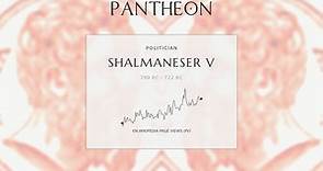 Shalmaneser V Biography - King of Assyria
