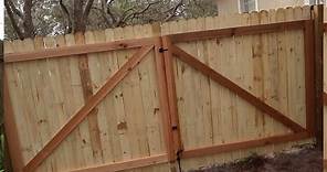 How to Build A Gate For A Wooden Fence
