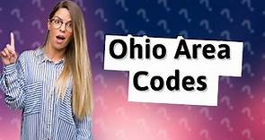 What area code does Ohio use?