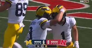 Michigan WR Roman Wilson UNREAL "Helmet Catch" TD vs Nebraska | 2023 College Football