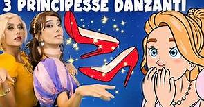 3 Principesse Danzanti + Le Scarpe Rosse | Storie Per Bambini Cartoni Animati I Fiabe e Favole