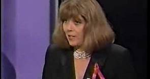 Diana Rigg wins 1994 Tony Award for Best Actress in a Play
