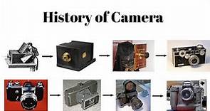 History and invention of Camera | Evolution of Cameras : from Camera Obscura to Digital Cameras