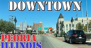 Peoria - Illinois - 4K Downtown Drive