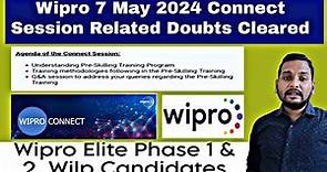 WIPRO LATEST ONBOARDING UPDATE | Connect Session | PRE-SKILLING TRAINING | WIPRO ALL DOUBT CLEARED