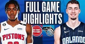 PISTONS at MAGIC | FULL GAME HIGHLIGHTS | February 23, 2023