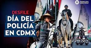 #Reportaje | Celebran Día del Policía en CDMX con desfile