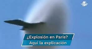 “Explosión sónica”. La explicación detrás de “romper la barrera de sonido”