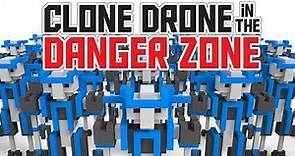 Human Robots with Laser Swords! - Clone Drone in the Danger Zone Gameplay