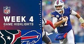 Texans vs. Bills Week 4 Highlights | NFL 2021