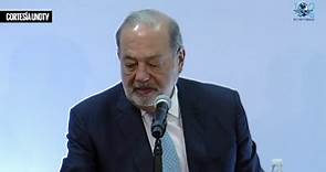 Conferencia a medios de Carlos Slim