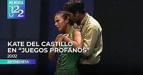 Kate del Castillo y Julio Bracho en obra teatral "Juegos profanos" (2002)