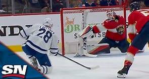 Maple Leafs' Sam Lafferty Nets His First Career Post-Season Goal To Break Ice In Game 3