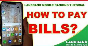 Landbank Bills Payment Free!! | Landbank Mobile Banking App Tutorial| How to pay Bills online?