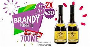 Dos botellas de Brandy Torres 10 a un increíble precio