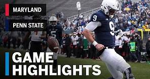 Highlights: Maryland Terrapins at Penn State Nittany Lions | Big Ten Football