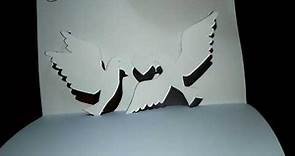 Couple Doves Love Card make and learn diy craft