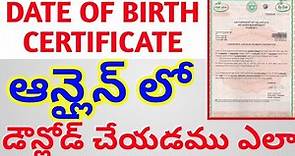 How to download birth or death certificate online in telangana/techsyra