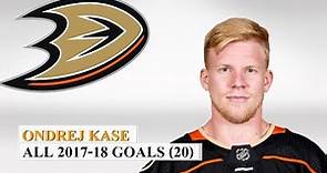 Ondrej Kase (#25) All 20 Goals of the 2017-18 NHL Season