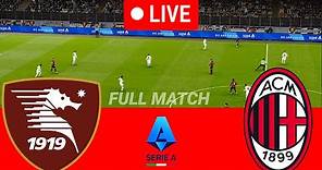 LIVE🔴Salernitana vs AC milan | SERIE A TIM 22/12/2023 Match Highlights | Live Match Today