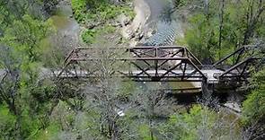 Kokosing Gap Trail - Railroad Bridge and River View at the 4 Mile Marker