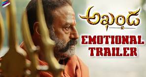 Akhanda Emotional Trailer | Balakrishna | Pragya Jaiswal | Srikanth | Boyapati Srinu | Thaman S