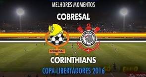 Melhores Momentos - Cobresal-CHI 0 x 1 Corinthians - Libertadores - 17/02/2016