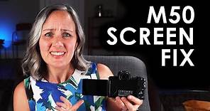 M50 SCREEN GOES DARK - How To Stop M50 Screen From Going Black - Filmmaking 101