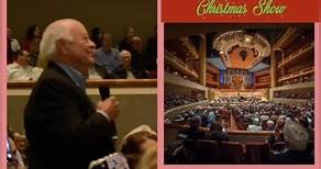 My Dad, Joel Mathis doing his thing at the Meyerson Christmas show in Dallas. With the Dallas Symphony. | Mark Mathis TV