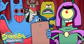 Plankton Teams Up with Man-Ray! 👁 | "Captain Pipsqueak" Full Scene | SpongeBob