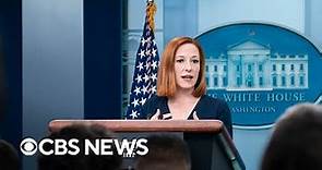 Jen Psaki speaks after Karine Jean-Pierre named new White House press secretary | full video