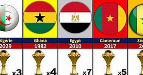 Palmarès de la coupe d'Afrique des nations ( CAN) 1957 - 2022