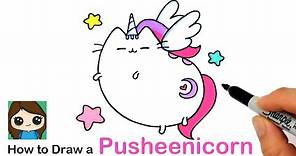 How to Draw a Pusheen Pegasus Unicorn