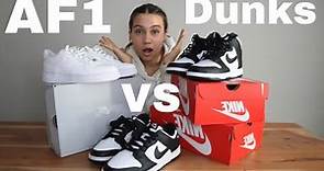 Nike Panda Dunks VS Air Force 1 | Uncovering The Major Differences
